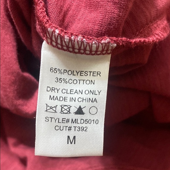 La Miel mauve Red Short Sleeve ruched body con mini Dress size medium - Picture 8 of 8